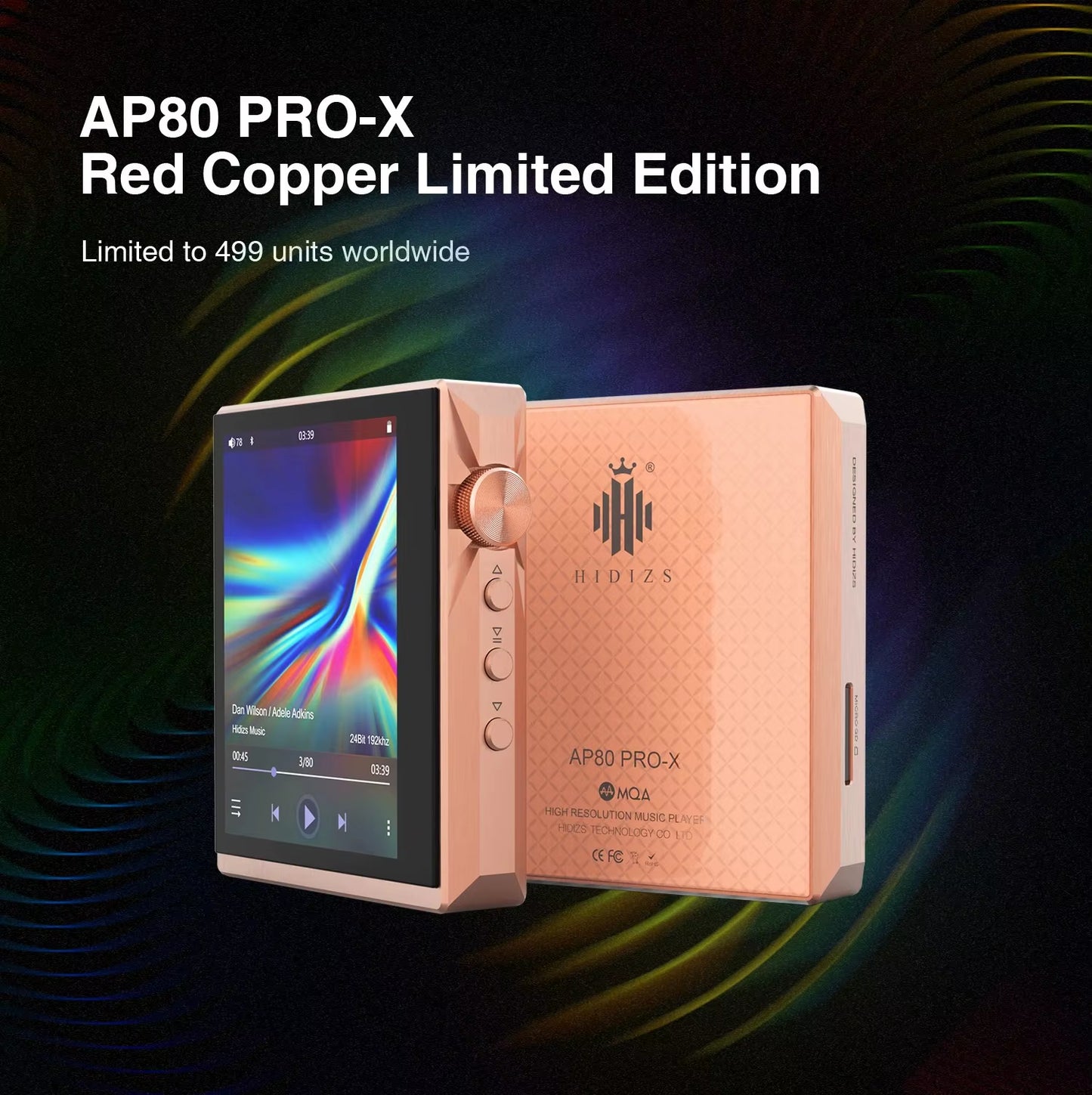 AP80 PRO X MP3 Player Portable Balanced Lossless MQA Music Bluetooth Player FLAC LDAC USB DAC DSD64/128 DAP