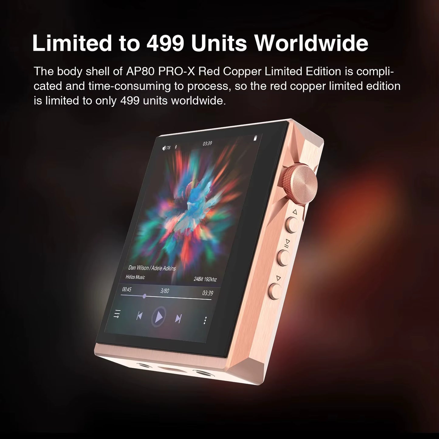 AP80 PRO X MP3 Player Portable Balanced Lossless MQA Music Bluetooth Player FLAC LDAC USB DAC DSD64/128 DAP