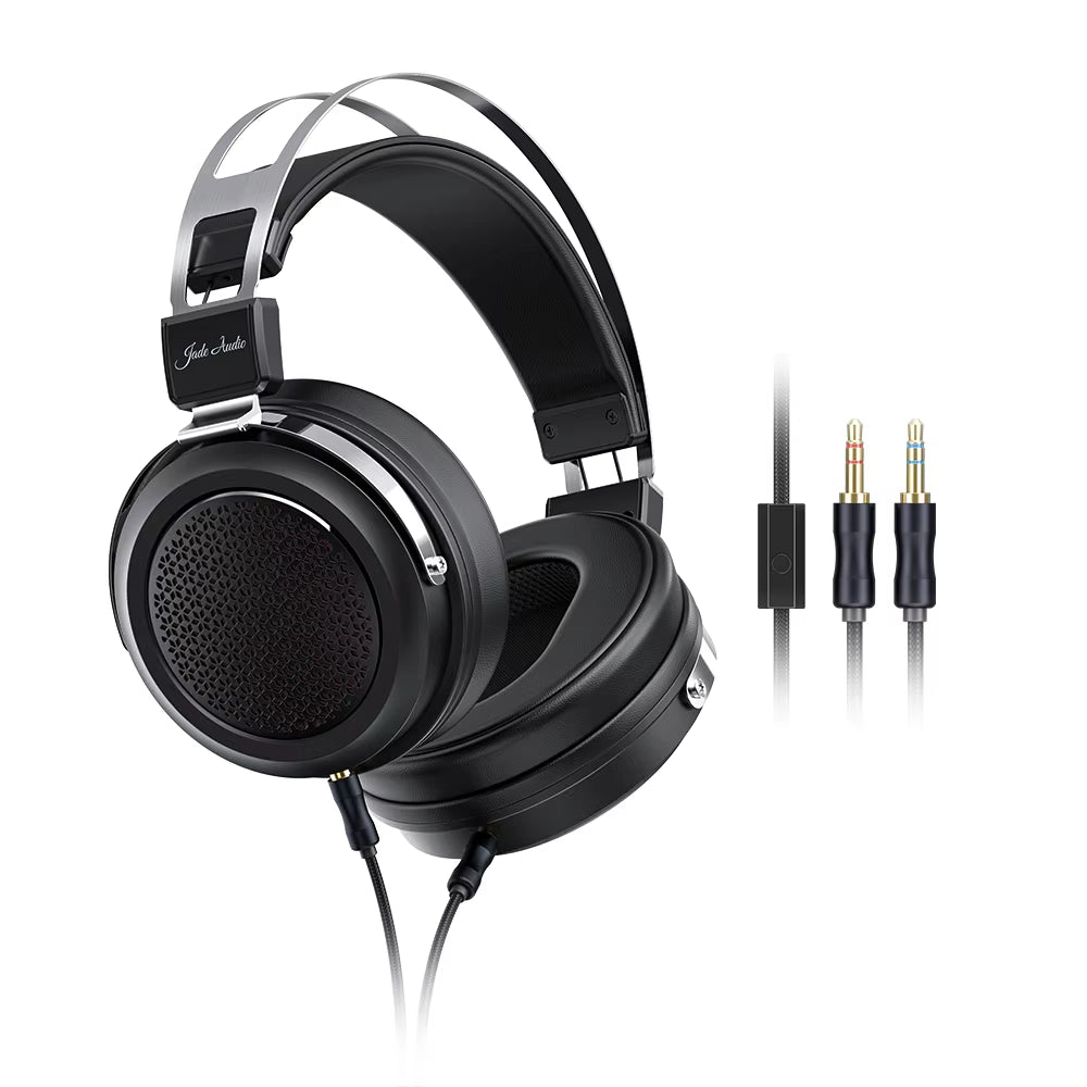 JT1 3.5Mm Studio Headphones for Recording Gaming with Microphone, 50Mm Diaphragms Driver,Hifi Sound