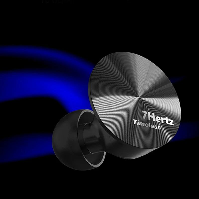 7HZ Timeless Iems 14.2Mm Planar Hifi Music Monitor In-Ear Earphones CNC Aluminum Shell Earbuds with Detachable MMCX Cable