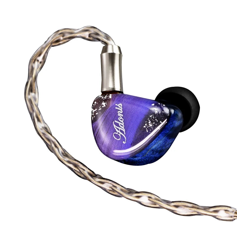QOA ADONIS 2BA+1DD Hybrid In Ear Earphone HIFI DJ Monitor Earphone Earbuds Headset With 2Pin Detachable Cable