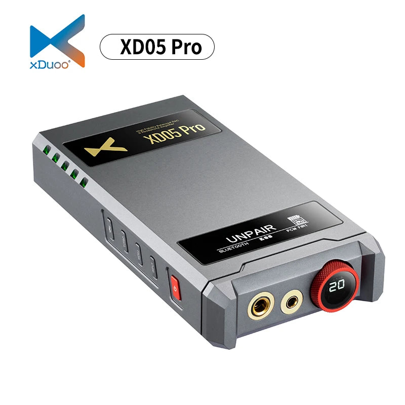 XDUOO XD05 Pro Portable Full Balanced DAC Headphone Amplifier Double Screen 4.4 Balanced USB XMOS XU316 AMP Decoder