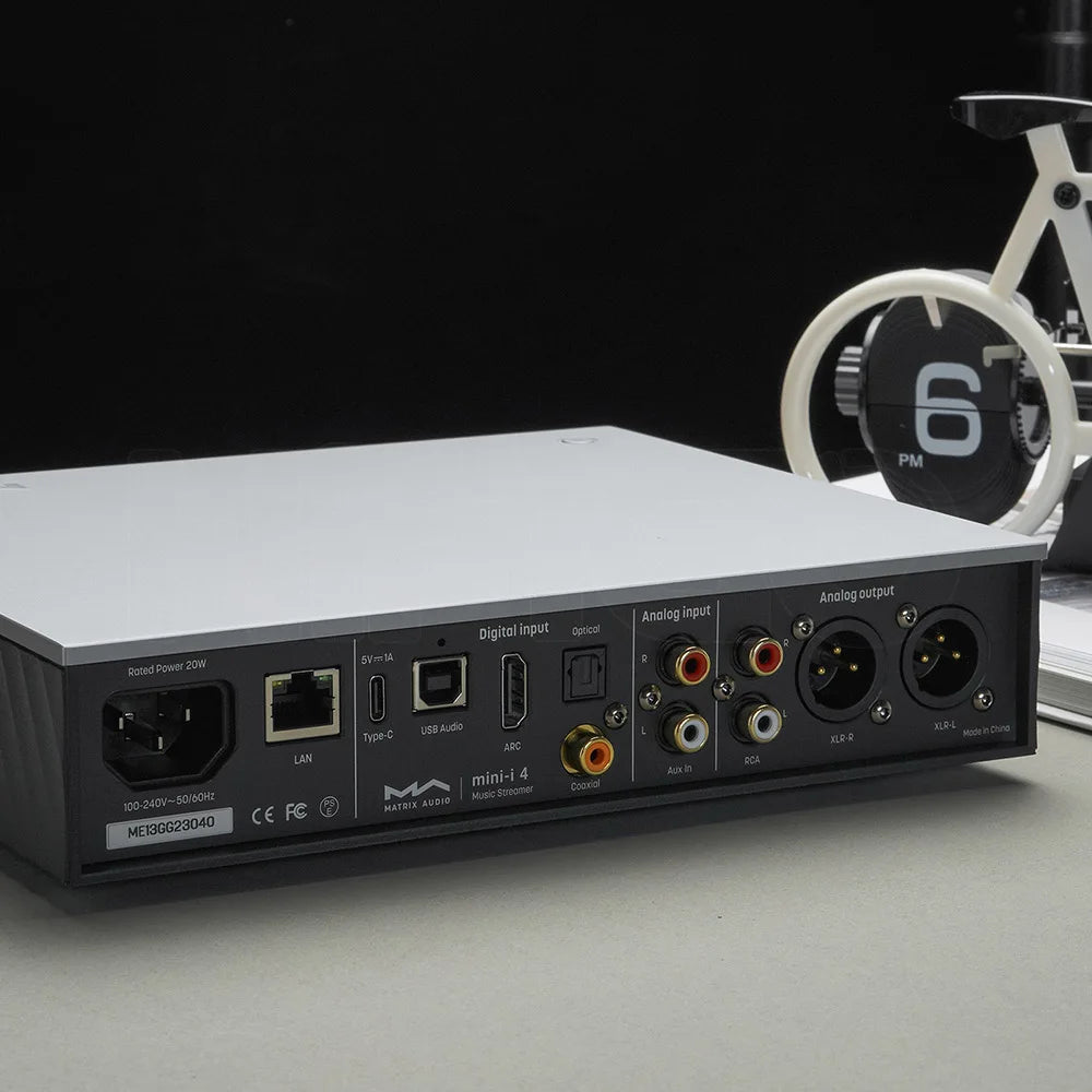 Matrix Mini-i 4 All-In-One Music Streamer Hi-res USB MQA Decoder LCD Touch Screen 768kHz/DSD512 Full Decoder Headphone Amplifier