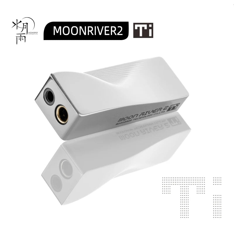 MOONDROP Moonriver2 TI Portable DAC/AMP 3.5mm Single-ended 4.4 Balanced DSD256 32Bit/384kHz moonriver 2 Headphone Amplifier