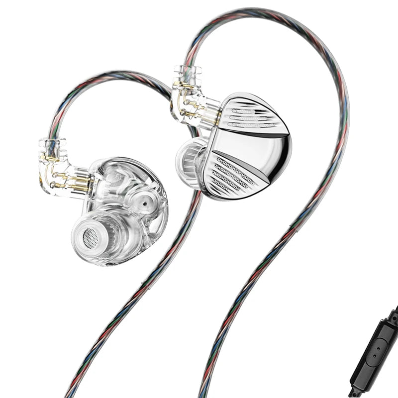 TRN V10 PRO 2DD+2BA Hybrid In-Ear Monitors with Upgraded Replaceable Cable Design