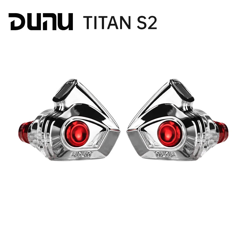 DUNU Titan S2 Earphone Dual-Chamber Dual-Magnetic Circuit High-Performance Dynamic In-ear headphone 0.78 2Pin