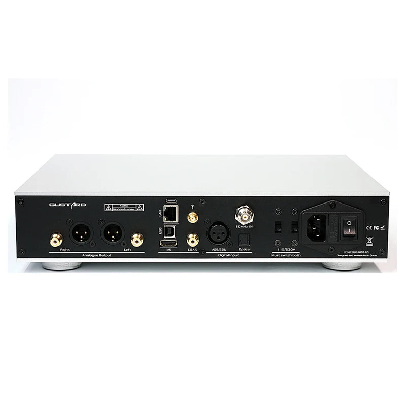 GUSTARD R26 Discrete R2R Decoder MQA Native DSD DAC with Streamer/Renderer PCM768K DSD512 Bluetooth XU216 K2 IIS DAC-R26 Decoder
