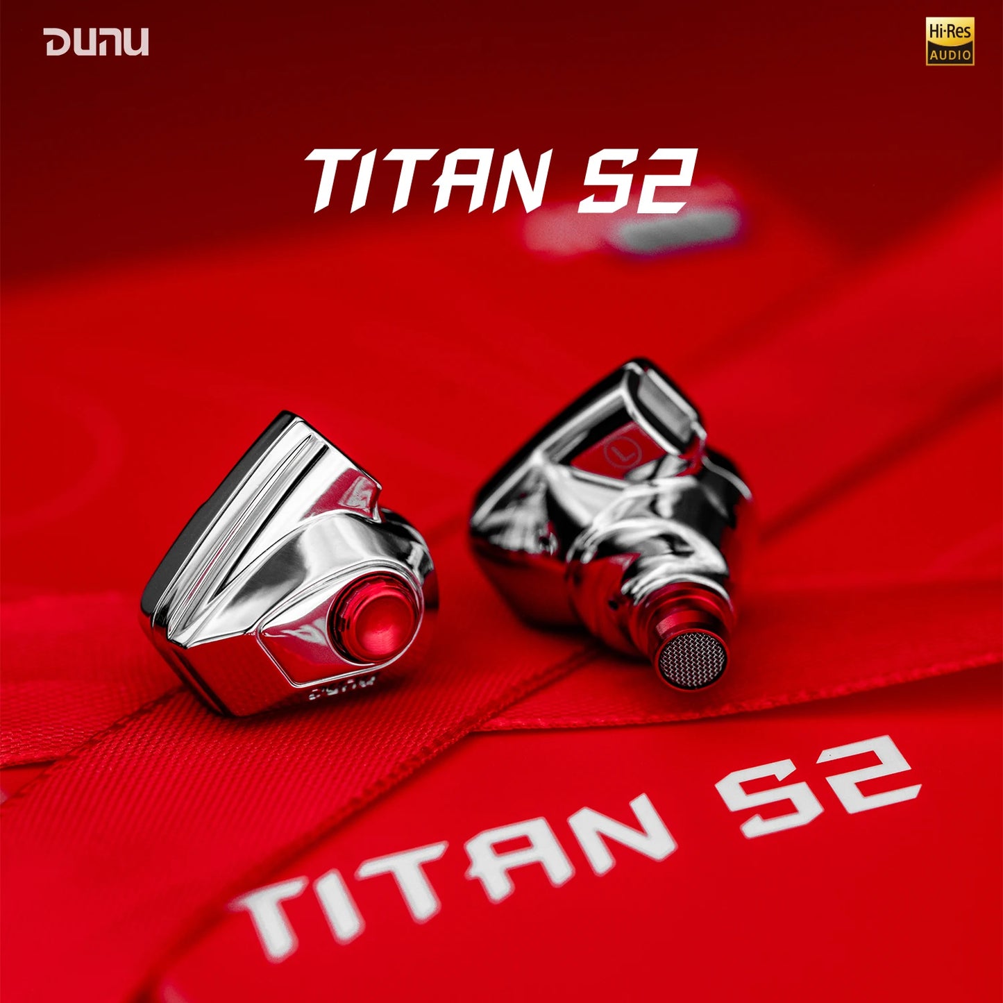 DUNU Titan S2 Earphone Dual-Chamber Dual-Magnetic Circuit High-Performance Dynamic In-ear headphone 0.78 2Pin
