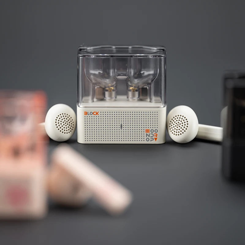 MOONDROP Block High-Quality Flat head Bluetooth TWS Earbuds Low-Latency Bluetooth V5.4
