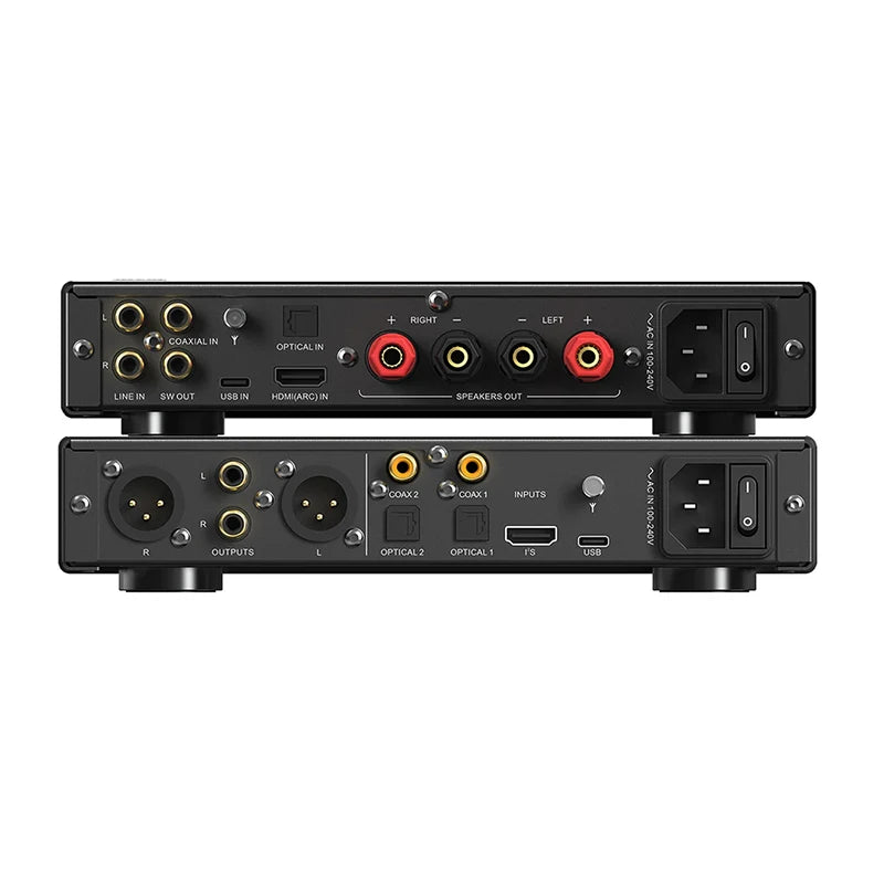 S.M.S.L RAW-DAC1 Decoder + RAW-HA1 Headphone Amplifier+ RCA Cable Combo