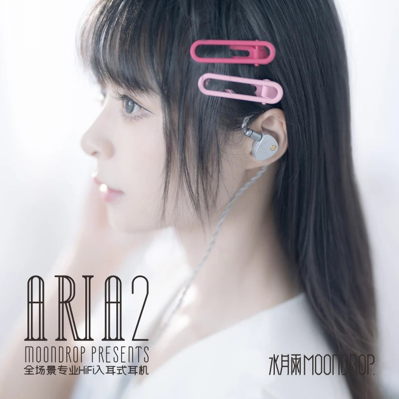 ARIA 2 Earphones High Performance Iems Earbuds with Detachable Cable 0.78Mm 2Pin 3.5/4.4Mm Plug ARIA2 Earphone