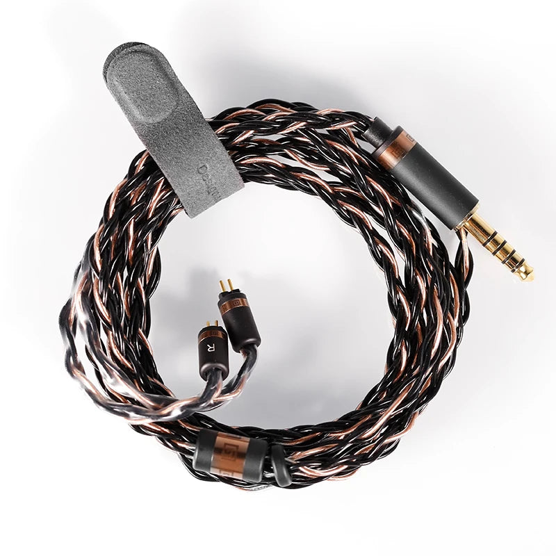 Shanling Majestic 2DD+6BA+4EST Hybrid Headphones Wired HIFI Music Headset with Interchangeable Cable