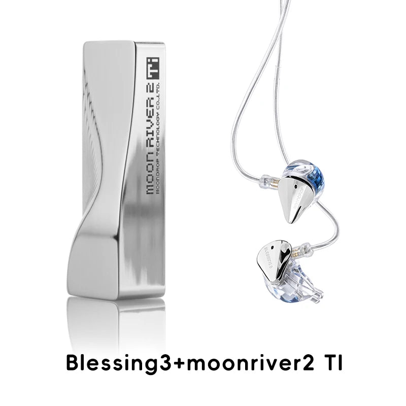 MOONDROP Blessing3 In-Ear Earphones 2DD+4BA Hybrid Triple-range Frequency Division In-ear Monitors 0.78-2pin Blessing 3 Earbuds