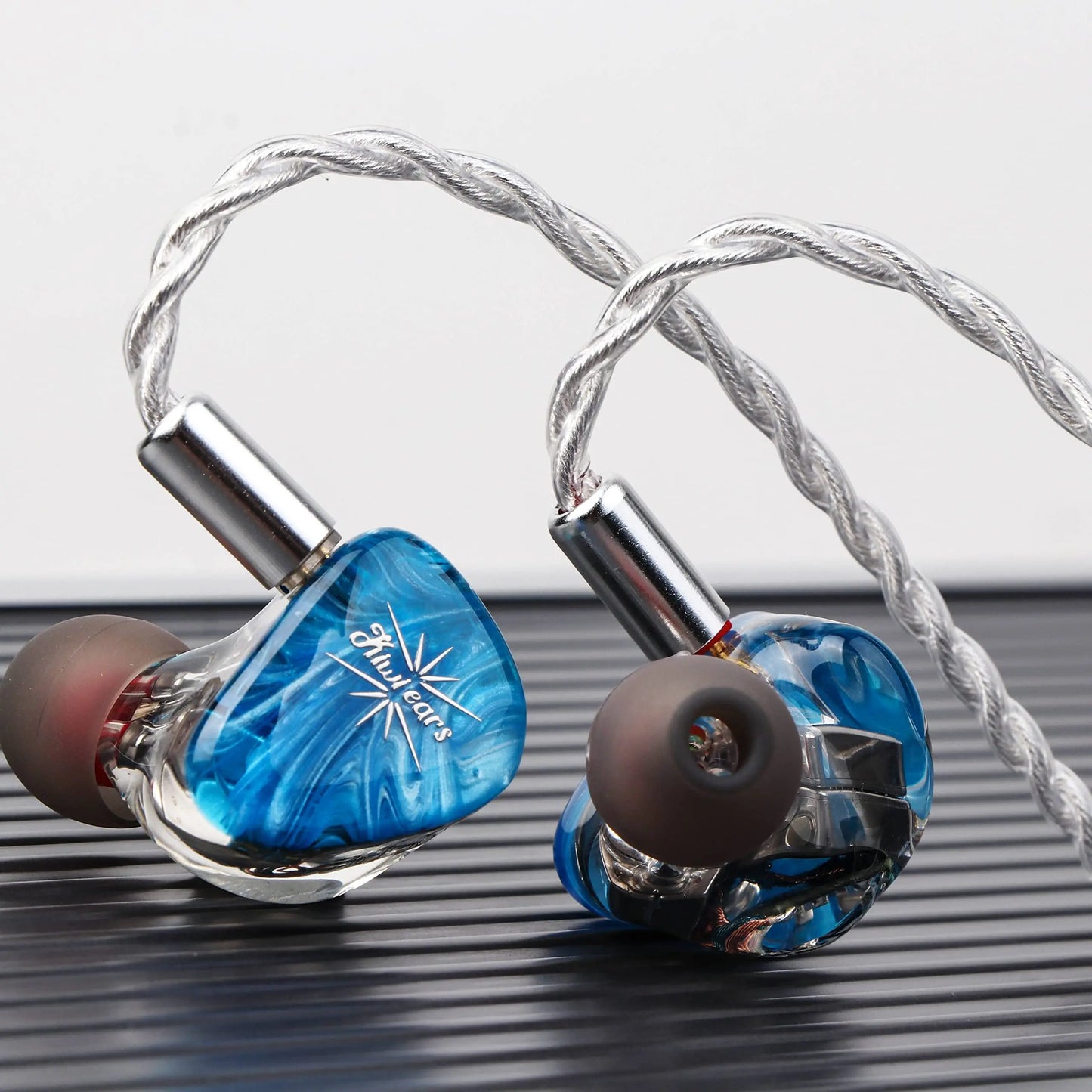 Kiwi Ears Orchestra Lite in Ear Monitor (Blue) + Kiwi Ears Allegro Portable Headphone Amplifier