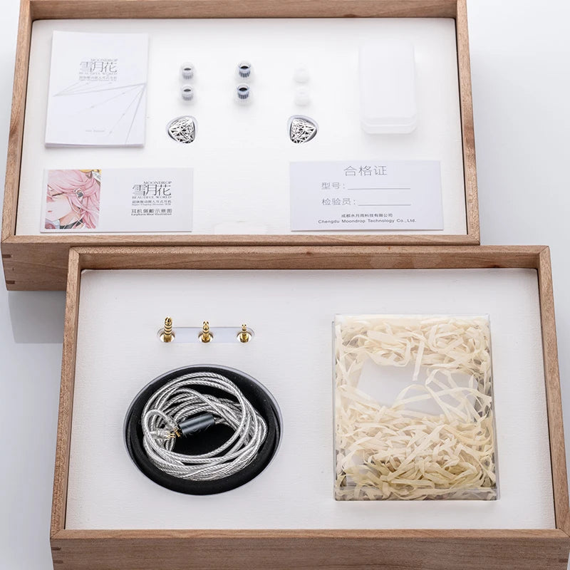 MOONDROP Beautiful World Flagship Dynamic Earphone Seventh Anniversary Edition IEM with 0.78 2Pin Cable