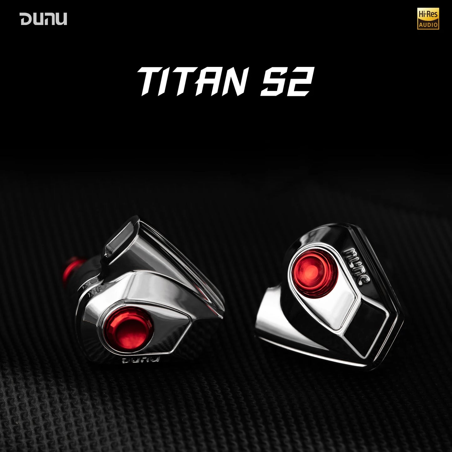 DUNU Titan S2 Earphone Dual-Chamber Dual-Magnetic Circuit High-Performance Dynamic In-ear headphone 0.78 2Pin