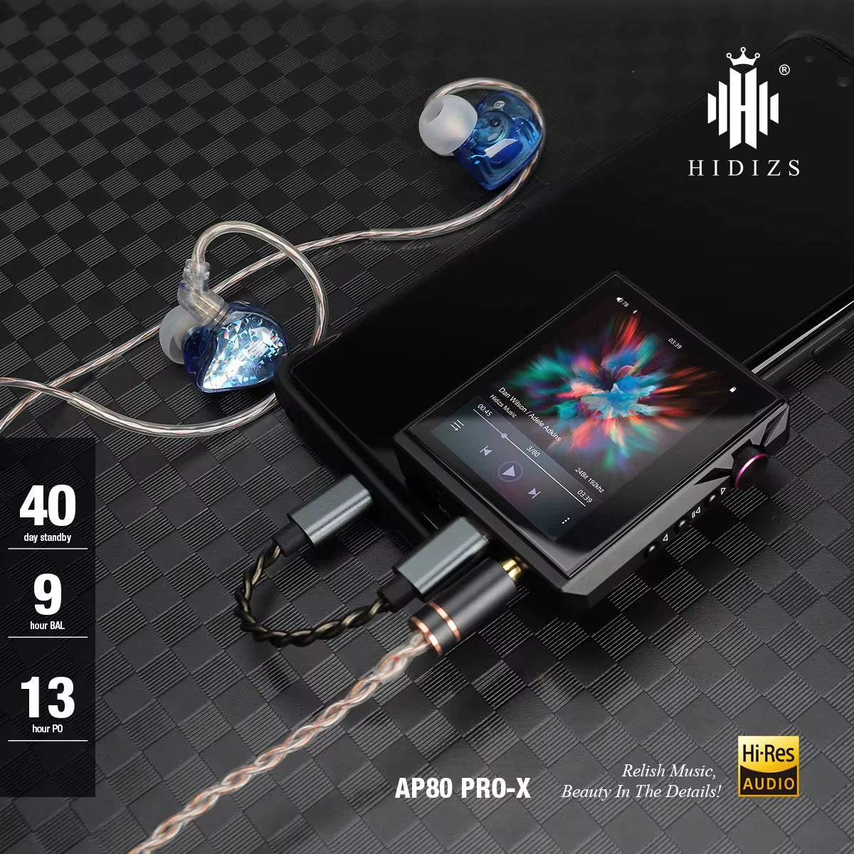 AP80 PRO X MP3 Player Portable Balanced Lossless MQA Music Bluetooth Player FLAC LDAC USB DAC DSD64/128 DAP