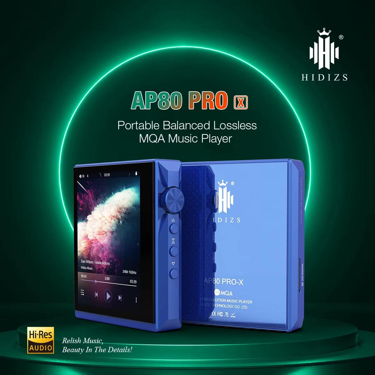 AP80 PRO X MP3 Player Portable Balanced Lossless MQA Music Bluetooth Player FLAC LDAC USB DAC DSD64/128 DAP