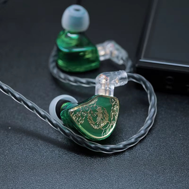 TANGZU WAN ER SG 10Mm Dynamic Driver Unit IEM Microphone in Ear Earphone Detachable 0.78Mm 2Pin Bass Vocal Music HIFI Earbud