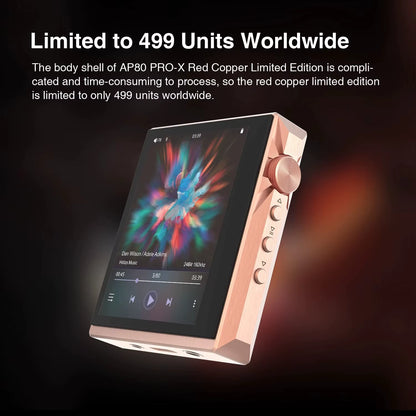 AP80 PRO X MP3 Player Portable Balanced Lossless MQA Music Bluetooth Player FLAC LDAC USB DAC DSD64/128 DAP