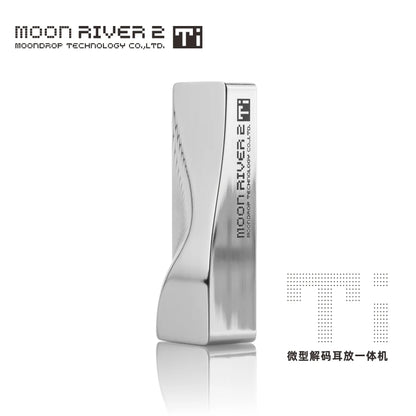 MOONDROP Moonriver2 TI Portable DAC/AMP 3.5mm Single-ended 4.4 Balanced DSD256 32Bit/384kHz moonriver 2 Headphone Amplifier