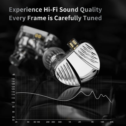 TRN V10 PRO 2DD+2BA Hybrid In-Ear Monitors with Upgraded Replaceable Cable Design