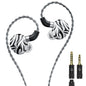 New White Tiger in Ear Earphones Hybrid Dual Dynamic Driver + Planar Diaphragm Headphones