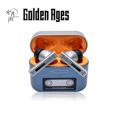 Moondrop Golden Ages TWS Earphones 13mm Super-Linear Full-Frequency Planar Magnetic Driver Multi-Protocol Lossless Transmission