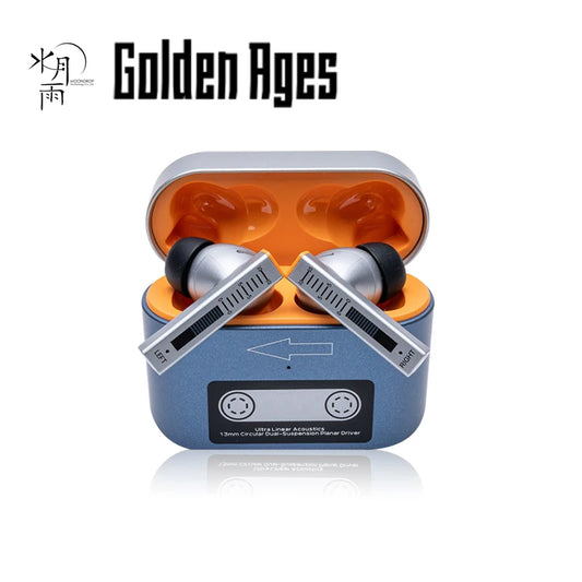 Moondrop Golden Ages TWS Earphones 13mm Super-Linear Full-Frequency Planar Magnetic Driver Multi-Protocol Lossless Transmission