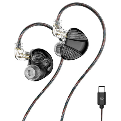 TRN V10 PRO 2DD+2BA Hybrid In-Ear Monitors with Upgraded Replaceable Cable Design