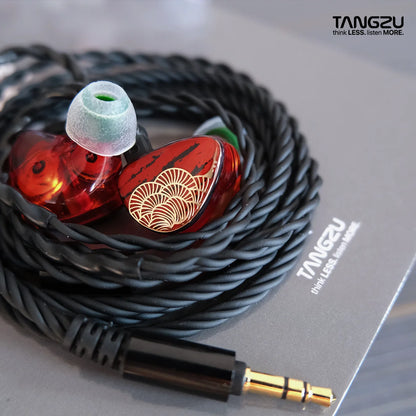 TANGZU XUAN NV Dual Dynamic Driver Earphone with 0.78mm Detachable Cable