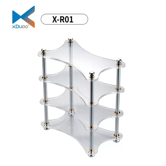 XDUOO X-R01 Multilayer Acrylic XR01 HIFI Rack Suitable for Stacking Small Amps, Decoders for MT-602 MT-604 MU-604 etc.
