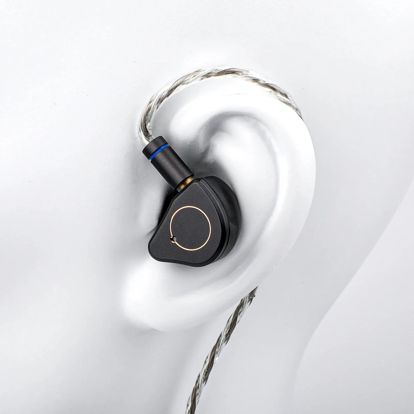 SIMGOT SuperMix 4 1DD+1BA+1Planar +1PZT Hybrid Drivers HiFi Earphone Wired with Oxygen-Free Copper Silver-Plated Cable