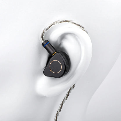SIMGOT SuperMix 4 1DD+1BA+1Planar +1PZT Hybrid Drivers HiFi Earphone Wired with Oxygen-Free Copper Silver-Plated Cable