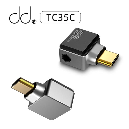 DD ddHiFi TC35C USB-C to 3.5mm Headphone Adapter & Lossless Music Decoder Up to 32bit / 384kHz PCM Decoding Type C Adapter