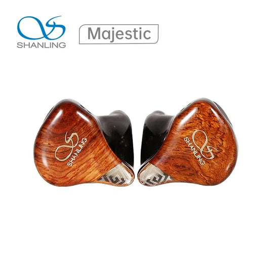Shanling Majestic 2DD+6BA+4EST Hybrid Headphones Wired HIFI Music Headset with  Interchangeable Cable