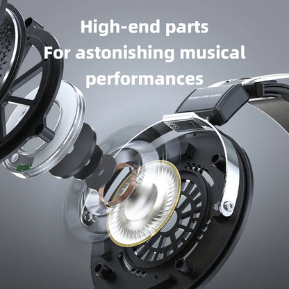 JT1 3.5Mm Studio Headphones for Recording Gaming with Microphone, 50Mm Diaphragms Driver,Hifi Sound