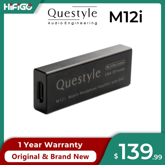 Questyle M12i ESS Flagship Portable USB DAC/AMP ES9281AC Chip Hi-res PCM DSD512 Adaptable Gain Modes Headphone Amplifier 3.5mm