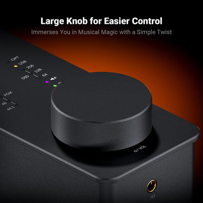 SK02 DAC Headphone Amplifier Preamp Support DSD 256 PCM for 3.5MM & 4.4MM Balanced Headphone