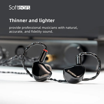Softears Studio4 4BA HiFi Earphone Brand-new Studio Series Professional In-ear Monitor Earbuds with 0.78mm 2Pin Cable