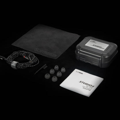 Softears Studio4 4BA HiFi Earphone Brand-new Studio Series Professional In-ear Monitor Earbuds with 0.78mm 2Pin Cable
