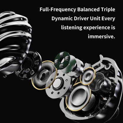TRN Shell 4DD Planar Hybrid Headpohnes with 2Pin Detachable Cable Interchangeable Nozzle Design Earphones