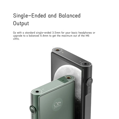 Shanling M6 Ultra Portable Hi-Res Player M6U Bluetooth 5.0 4*AK4493SEQ DAC 32Bit/768kHz DSD512 Single-End and Balanced Output