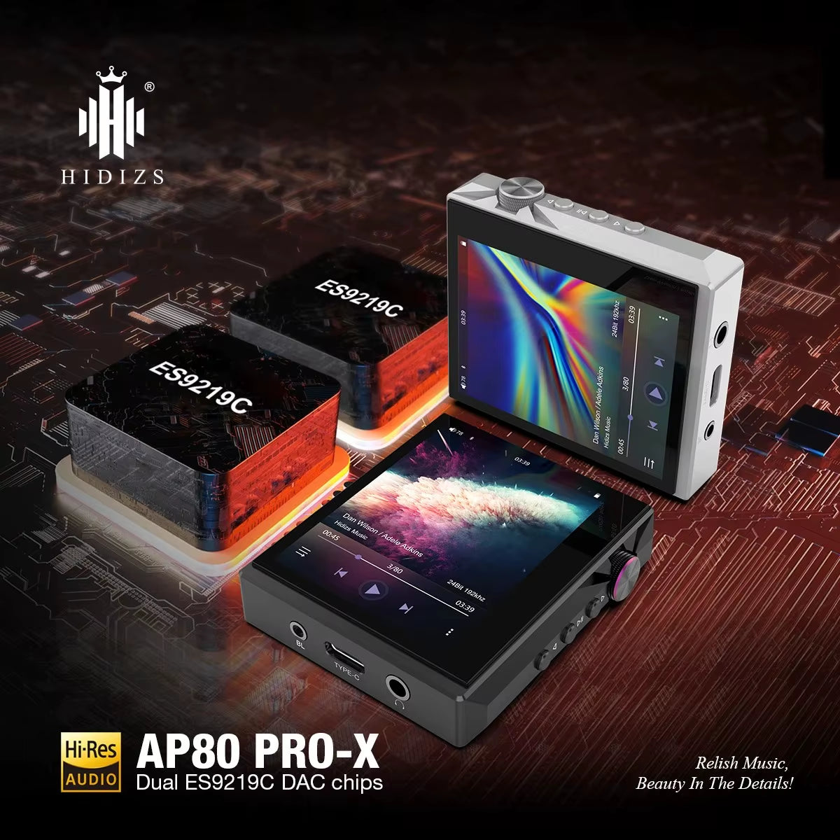 AP80 PRO X MP3 Player Portable Balanced Lossless MQA Music Bluetooth Player FLAC LDAC USB DAC DSD64/128 DAP